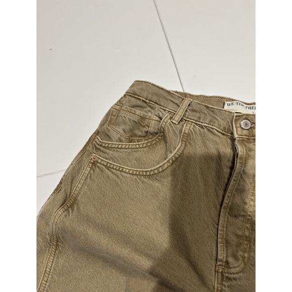 We the Free Final Countdown Low Rise Cuffed Boyfriend Jeans Baggy Wide Leg Sz 32 - Picture 9 of 16